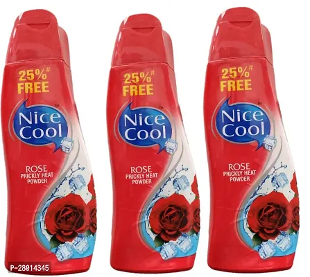cool powder ROSE pack of 3, Each 150 Gm