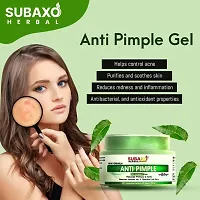 Subaxo Herbal Anti Pimple Gel, Reduces Pimples  Acne, Soften Skin, Reduces Excess Oil (50 ml)-thumb3