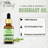 Rosemary Essential Oil For Skin, Muscle & Joints, Hair Conditioner Pure Therapeutic Grade - 15 Ml (Pack Of 2)-thumb2