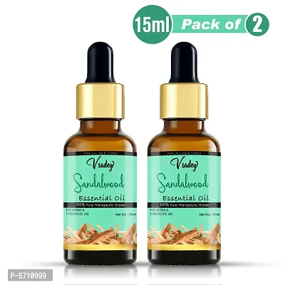 Sandalwood Essential Oil - 15 Ml (Pack Of 2)