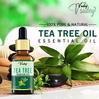 Tea Tree Essential Oil For Skin, Hair, Face, Acne Care, Pure, Natural And Undiluted Therapeutic Grade Essential Oil - 15 Ml (Pack Of 2)-thumb3