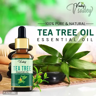 Tea Tree Essential Oil For Skin, Hair, Face, Acne Care, Pure, Natural And Undiluted Therapeutic Grade Essential Oil - 15 Ml (Pack Of 2)-thumb4