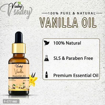 Vanilla Oil Natural Pure Undiluted Uncut Essential Oil - 15 Ml (Pack Of 2)-thumb3