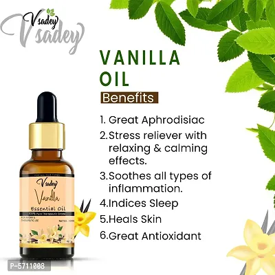 Vanilla Oil Natural Pure Undiluted Uncut Essential Oil - 15 Ml (Pack Of 2)-thumb4