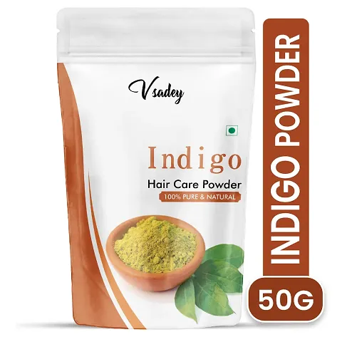 Pure & Natural Organic Indian Indigo Powder For Hair Care & Hair Growth