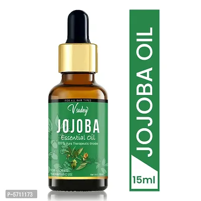 Jojoba Oil, Cold Pressed & Certified Organic (For Hair, Skin & Face Care) - 15 Ml (Pack Of 1)