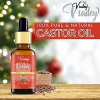 Pure Castor Oil - Cold Pressed - For Stronger Hair, Skin & Nails - 30 Ml (Pack Of 1)-thumb2