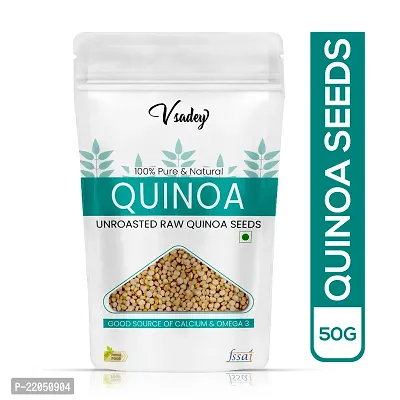 Vsadey  White Quinoa Raw Superfood - 50Gm ( Pack of 1)