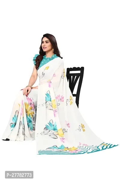 Trendy Saree with Blouse for Women-thumb2