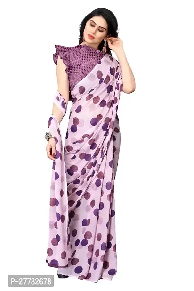 Trendy Saree with Blouse for Women-thumb2