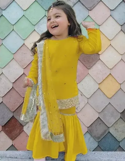 Girls Rayon Kurtas 