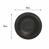 Black Matte  Pasta Plates (Set of 2)-thumb3