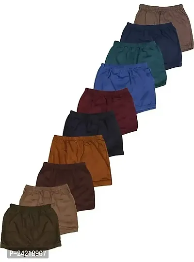 SIRTEX Boy's Cotton Drawer/Shorty (Pack of 10;9-10 Years;Multicolour)-thumb0