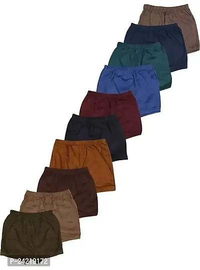 SIRTEX Boys Cotton Shorts (Pack of 10) (_Multi-Colured_0 Months-3 Months)
