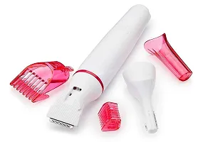 TI AMO 5-in-1 Bikini Touch Beauty Styler Hair Electric Trimmer Complete Style and Trim for Women (White)-thumb1