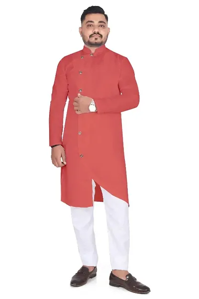 Classic Blend Solid Kurtas for Men