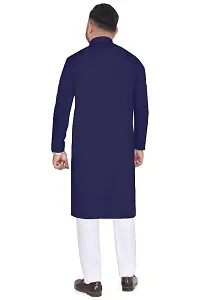 Mens Solid Kurta and Pyjama Set-thumb1