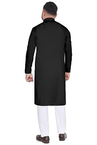 Men Solid Straight Kurta and Pyjama Set-thumb1