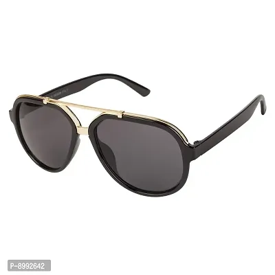 Arzonai Must Have Square Black-Black UV Protection Sunglasses For Men [MA-784-S3]