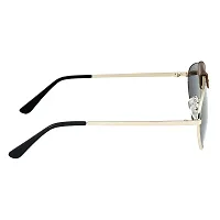 Fabulous Yellow Metal UV Protected Sunglasses For Men-thumb4