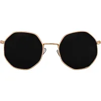 Fabulous Black Metal UV Protected Sunglasses For Men-thumb2