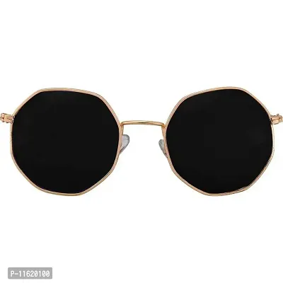 Fabulous Black Metal UV Protected Sunglasses For Men-thumb3