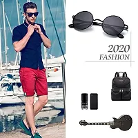 Fabulous Black Metal UV Protected Sunglasses For Men-thumb3