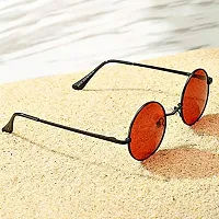 Fabulous Red Metal UV Protected Sunglasses For Men-thumb2