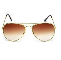 Trendy Brown Aviator Sunglass For Women-thumb3