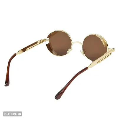 Fabulous Brown Metal UV Protected Sunglasses For Men-thumb5