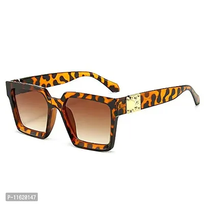 Fabulous Brown Plastic UV Protected Sunglasses For Men