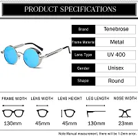 Unisex Metal Sunglasses-thumb2