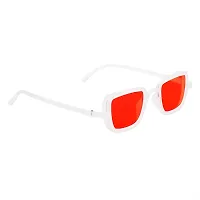Modern Red Metal Sunglasses-thumb3