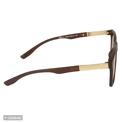 Modern Brown Plastic Sunglasses-thumb4
