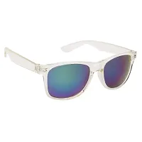 Modern Silver Plastic Sunglasses-thumb2