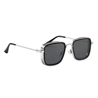 Modern Multicoloured Metal Sunglasses Pack Of 2-thumb3