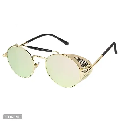 Fabulous Green Metal UV Protected Sunglasses For Men