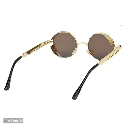 Modern Blue Metal Sunglasses-thumb5