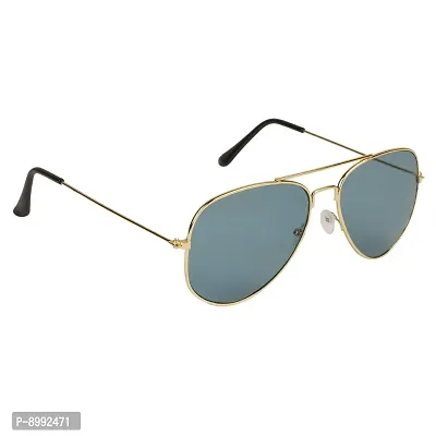 Arzonai Classics Aviator Golden-Green UV Protection Sunglasses For Men  Women |MA-095-S17|-thumb2