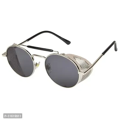 Fabulous Black Metal UV Protected Sunglasses For Men