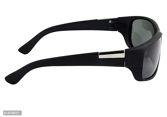 Trendy Black Uv Protection Night Drive Sports Sunglass For Men And Women-thumb3