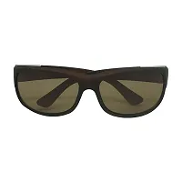 Trendy Brown Uv Protection Night Drive Sports Sunglass For Men And Women-thumb2