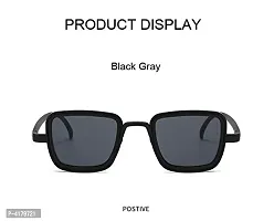 Trendy Black Rectangle Sunglass For Men And Women-thumb1