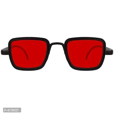 Trendy Red Rectangle Sunglass For Men And Women-thumb3