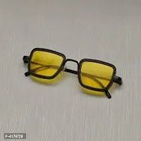 Trendy Yellow Rectangle Sunglass For Men And Women-thumb2