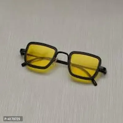 Trendy Yellow Rectangle Sunglass For Men And Women-thumb3