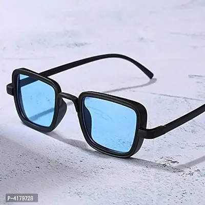 Trendy Blue Rectangle Sunglass For Men And Women-thumb0