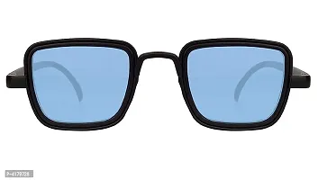 Trendy Blue Rectangle Sunglass For Men And Women-thumb3