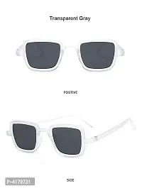 Trendy Black Rectangle Sunglass For Men And Women-thumb1