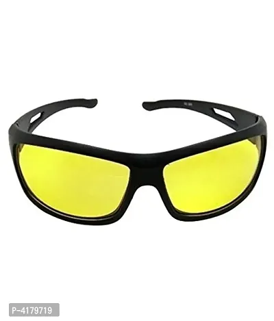 Yellow Sports Sunglasses For Men-thumb3